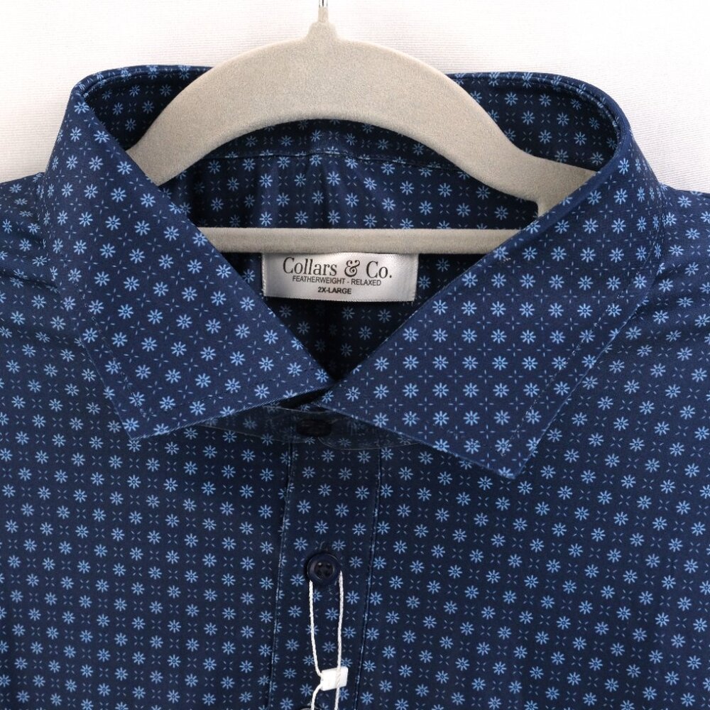 Collars & Co Featherweight Flex Short-Sleeve Polo, Dark Tide, XXL - Picture 5 of 8